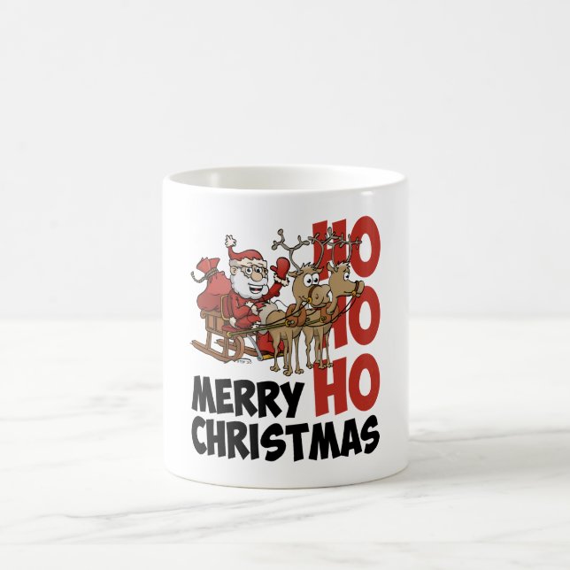 Taza De Café Hohoho Merry Christmas. (Centro)