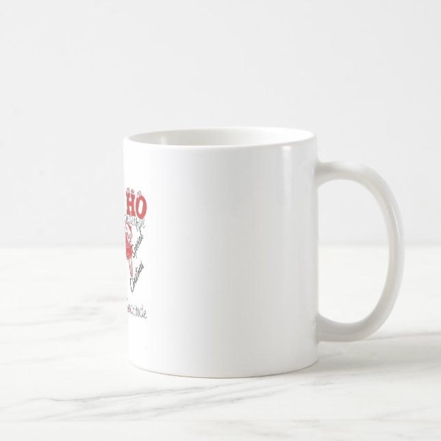 Taza De Café HOHOHOHO Tiene Navidades maravillosos con gratitud (Derecha)
