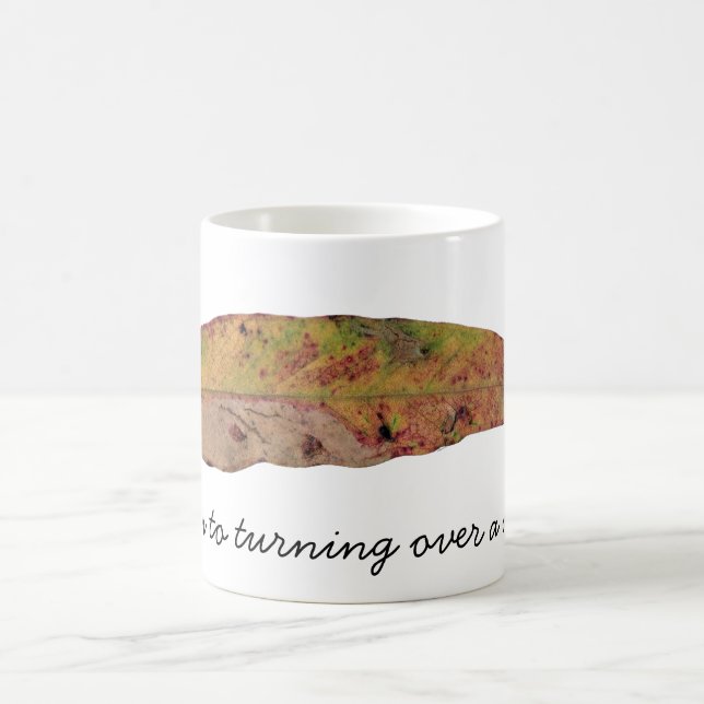 Taza De Café Hoja 1 de la goma (Centro)