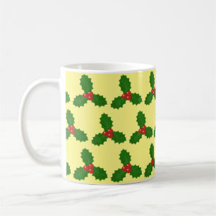 Taza De Café Hoja de Acebo