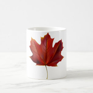 Taza De Café hoja de arce canada