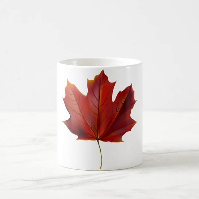 Taza De Café hoja de arce canada (Centro)