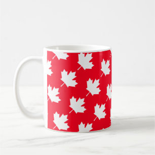 Taza De Café Hoja de arce canadiense. CANADÁ. Patriótico.