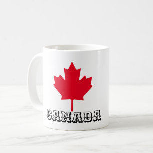 TAZA DE CAFÉ HOJA DE ARCE DE CANADÁ - DÍA DE CANADÁ