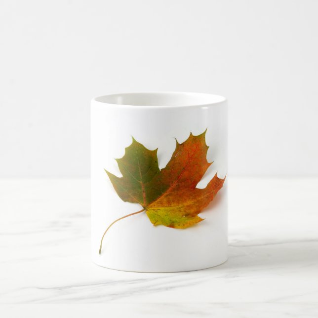 Taza De Café Hoja de arce de otoño (Centro)