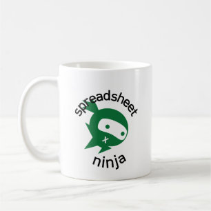 Taza De Café Hoja de cálculo Ninja Coffee Mug