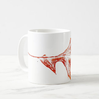 Taza De Café Hoja de la Naturaleza Imprimir hoja de invierno de