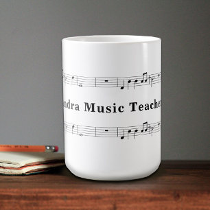 Taza De Café Hoja de Música