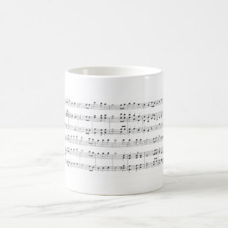 Taza De Café Hoja de música