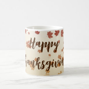 Taza De Café Hojas de arce de Acción de Gracias