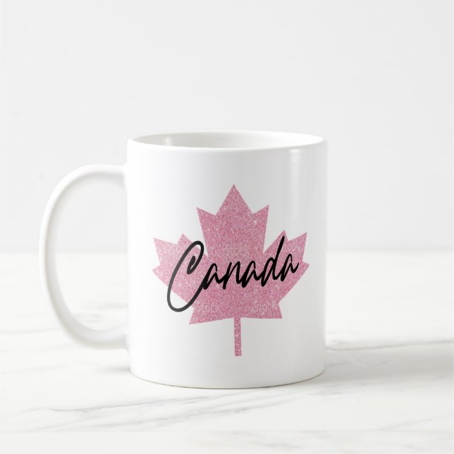 Taza De Café Hojas de arce de Canadá (Izquierda)