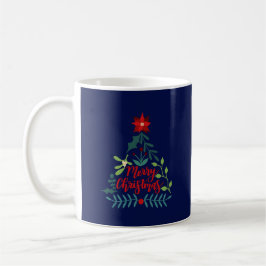 Taza De Café Hojas de follaje de navidades