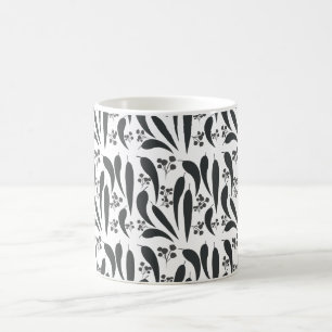 Taza De Café Hojas de huevo y cacahuetes