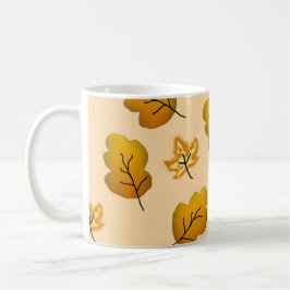 Taza De Café hojas de otoño