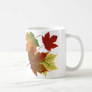 TAZA DE CAFÉ HOJAS DE OTOÑO