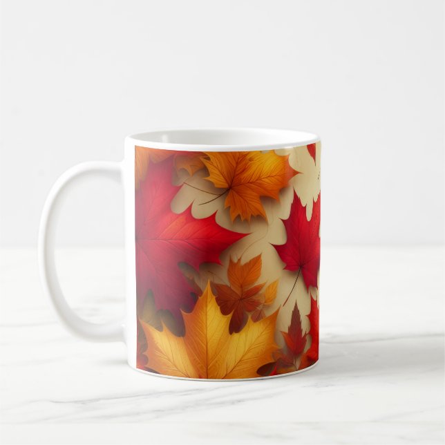 Taza De Café Hojas de otoño (Izquierda)