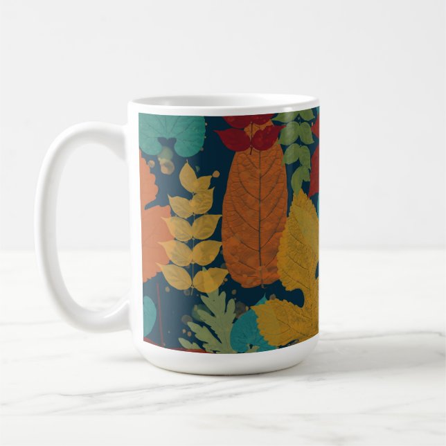 Taza De Café Hojas de otoño (Izquierda)
