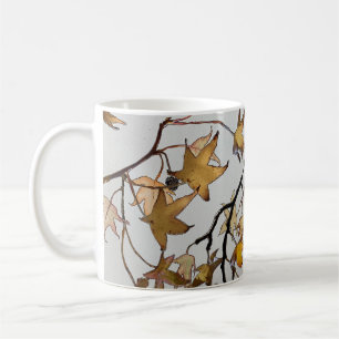 Taza De Café hojas de otoño amarillas Mug