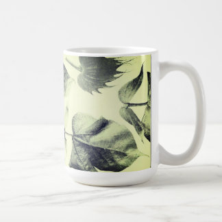Taza De Café Hojas de otoño antiguas