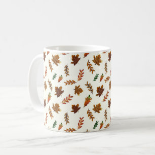 Taza De Café Hojas de otoño, impresión otoño
