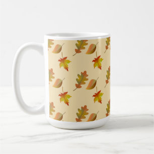Taza De Café Hojas de roble acogedoras de arce de otoño
