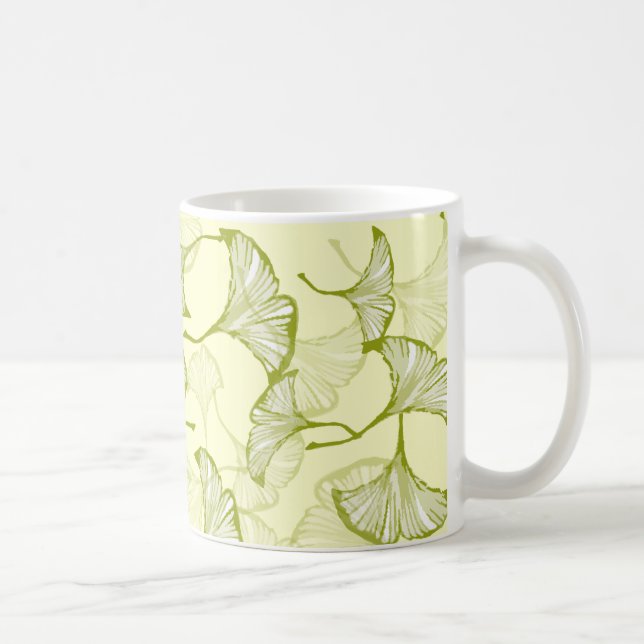 Taza De Café Hojas del Ginkgo (Derecha)