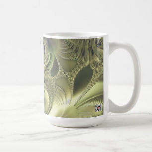 Taza De Café Hojas Metálicas