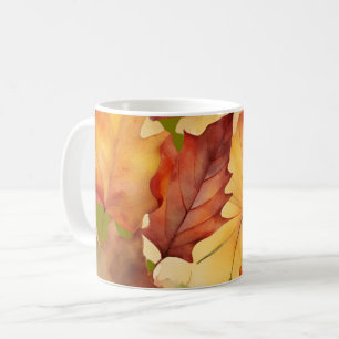 Taza De Café Hojas otoñales