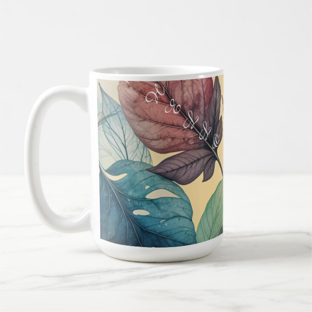 Taza De Café Hojas otoñales (Izquierda)