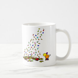 Taza De Café hojas que caen