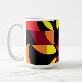 Taza De Café Hojas rodeadas de la hora cero
