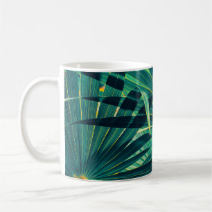 Taza De Café Hojas tropicales de palma
