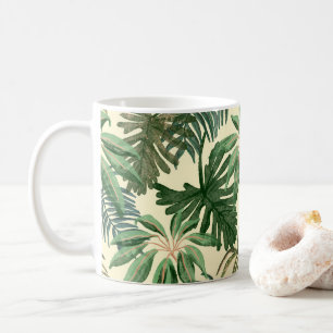 Taza De Café Hojas verdes