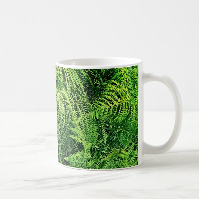 Taza De Café Hojas verdes (Derecha)