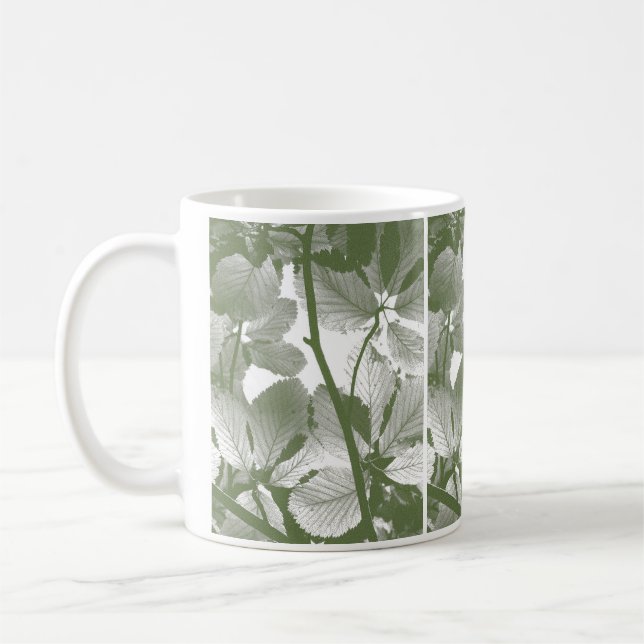 TAZA DE CAFÉ HOJAS VERDES (Izquierda)
