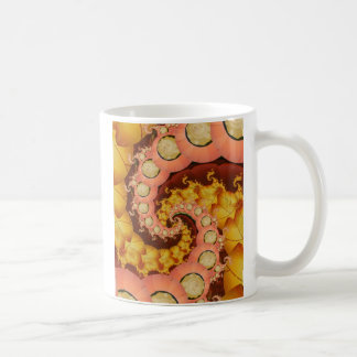 Taza De Café Hojas y flores