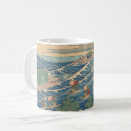 Taza De Café Hokusai Fuji visto desde Kanaya Mug