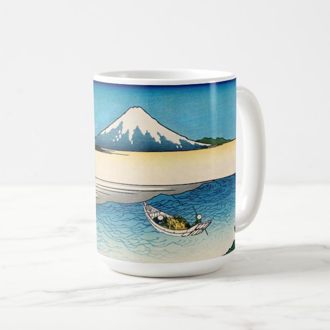Taza De Café Hokusai - Río Tama en la provincia de Musashi (Anverso derecho)