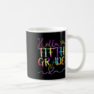 Taza De Café Hola a la estudiante de quinto grado