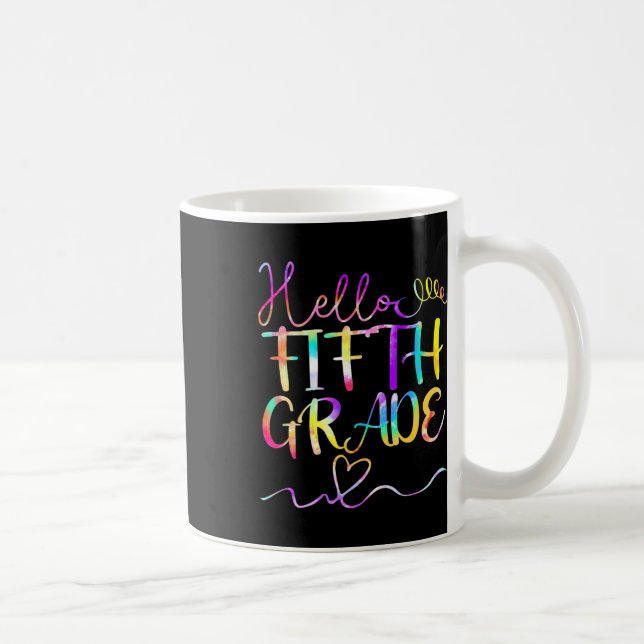 Taza De Café Hola a la estudiante de quinto grado (Derecha)