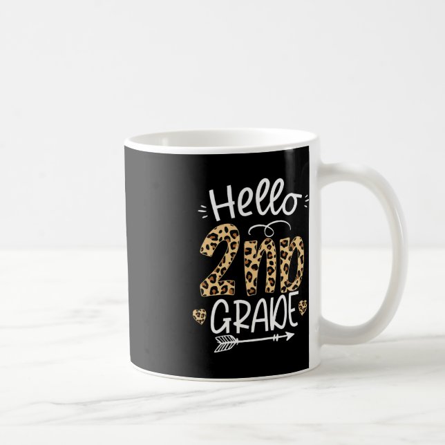 Taza De Café Hola a los estudiantes de segundo grado de Leopard (Derecha)