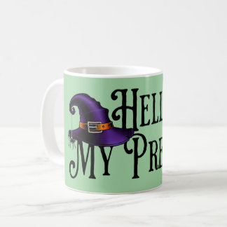 Taza De Café Hola a mis amigos, Gorra de brujas
