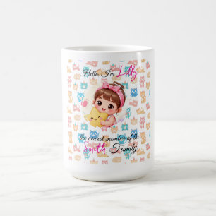 Taza De Café Hola al miembro más nuevo de la familia patrones g