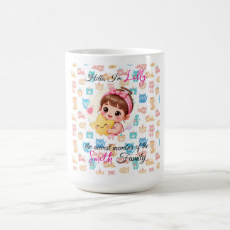 Taza De Café Hola al miembro más nuevo de la familia patrones g