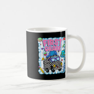 Taza De Café Hola Autobús De Primer Grado Maestro Estudiante Es