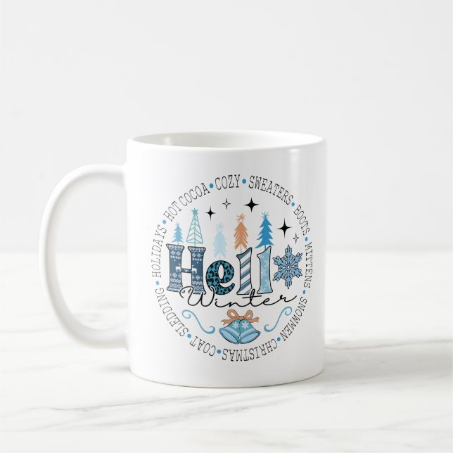 Taza De Café Hola café de invierno (Izquierda)