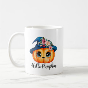 Taza De Café Hola Calabaza Halloween Otoño Día de Acción de Gra