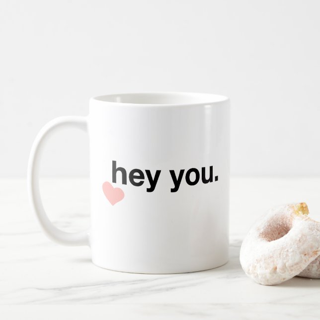 Taza De Café Hola, cariño (Con donut)