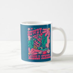 Taza De Café Hola Chica Western de la Escuela Media Rodeo Count