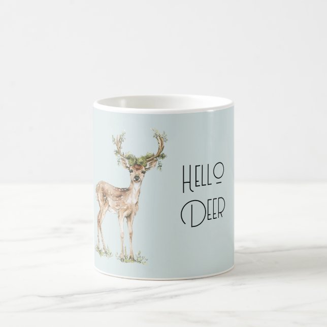 Taza De Café Hola Ciervo (Centro)
